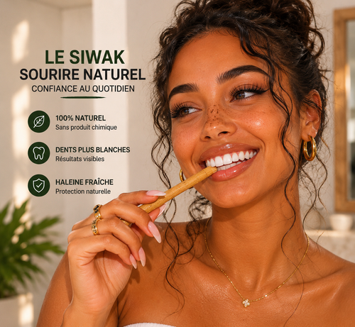 Siwak Pure™ I Le bâton naturel qui blanchit tes dents sans dentifrice